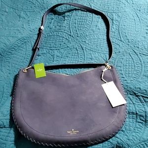 Blue suede Kate Spade Purse NWT